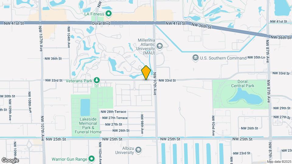 9763 NW 32nd St Map and Location Details