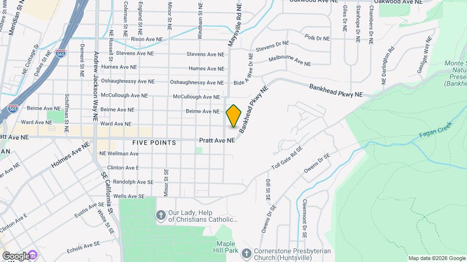 1716 Ward Ave NE Map and Location Details