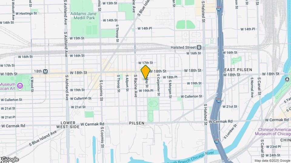 1836 S May St Map and Location Details