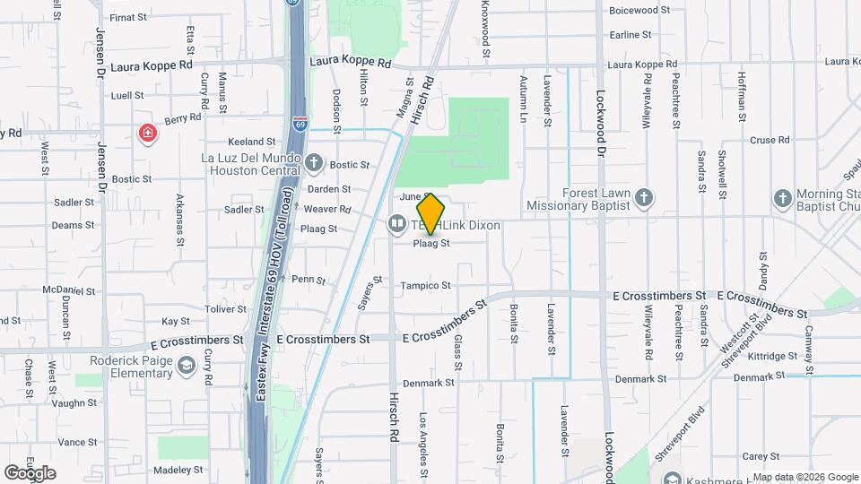 4315 Plaag St Map and Location Details