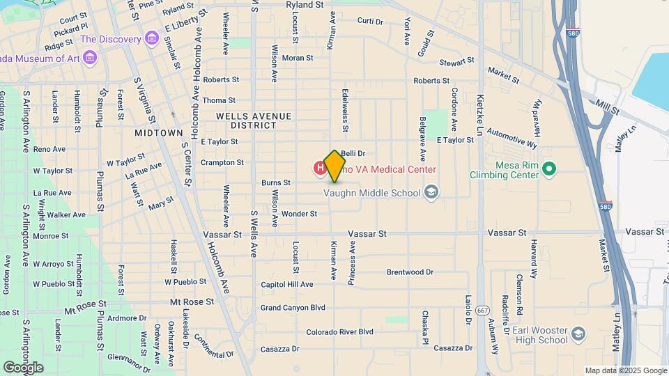 1070 Kirman Ave Map and Location Details