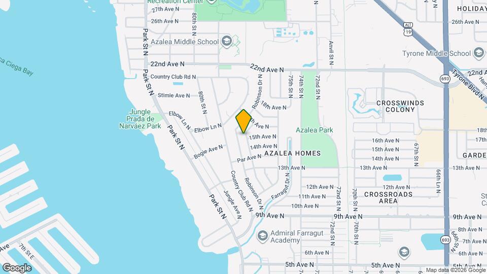 1500 77th St N Map and Location Details