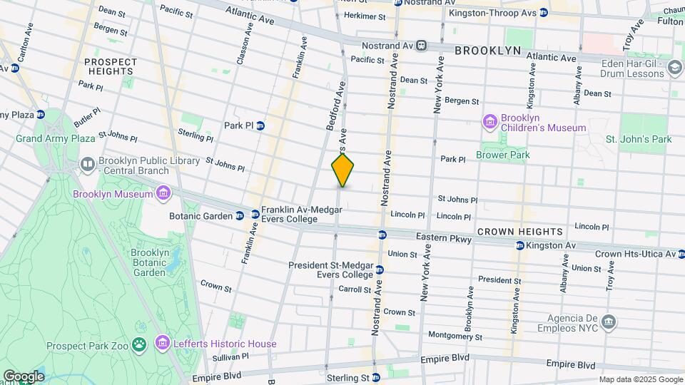 764 Saint Johns Pl Mapa y Detalles de la Ubicación