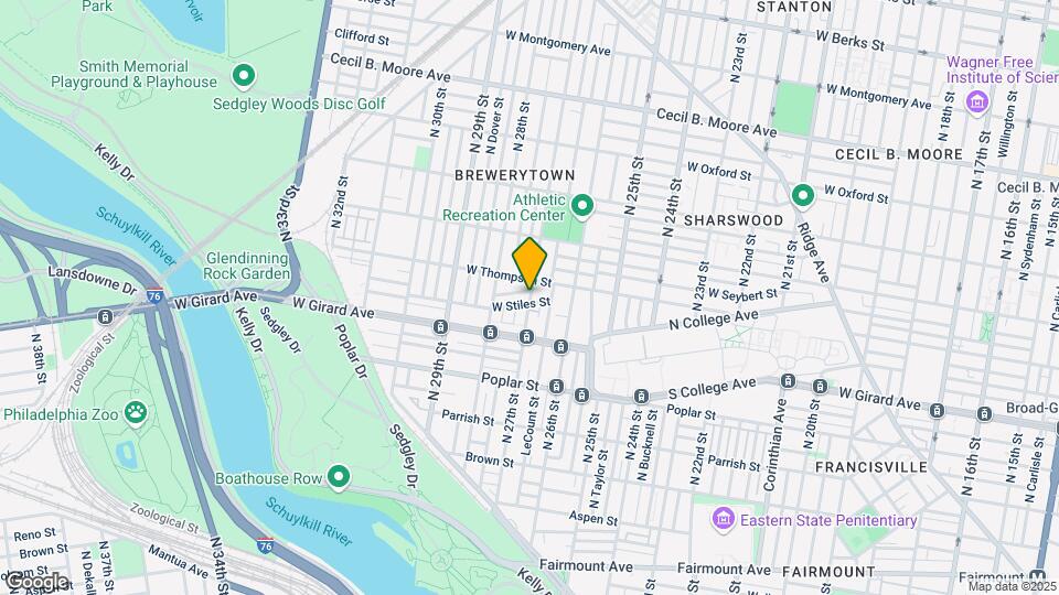 1243 N 27th St Map and Location Details