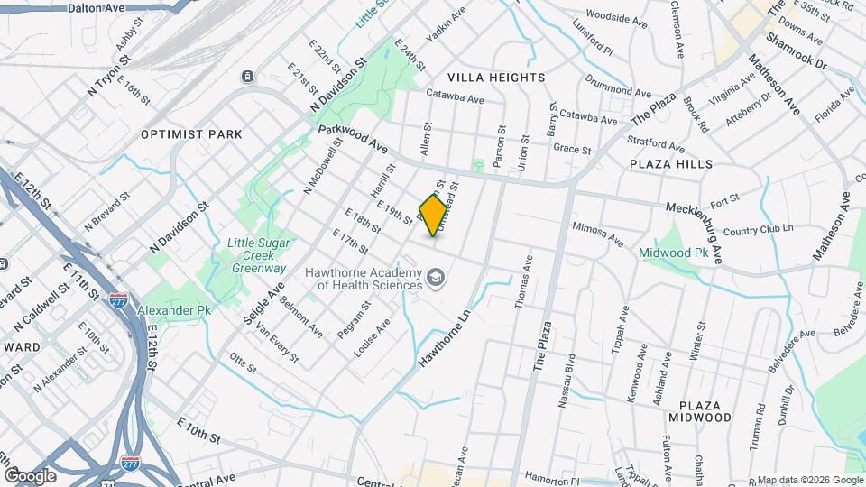 1225 Kennon St Map and Location Details