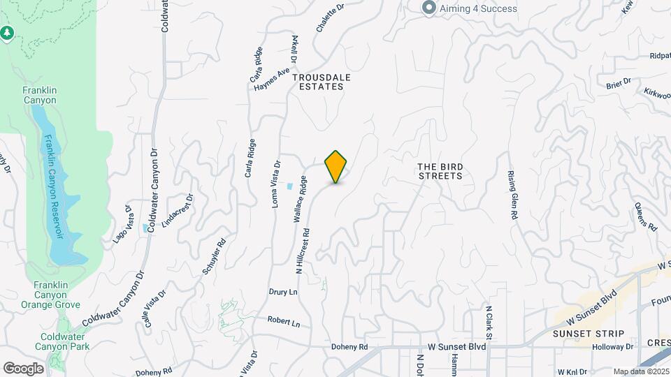1088 N Hillcrest Rd Map and Location Details
