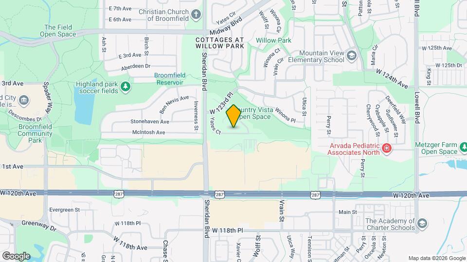 4941 Yates Ct Map and Location Details