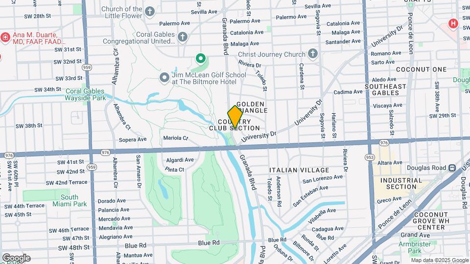 3919 Granada Blvd Mapa y Detalles de la Ubicación