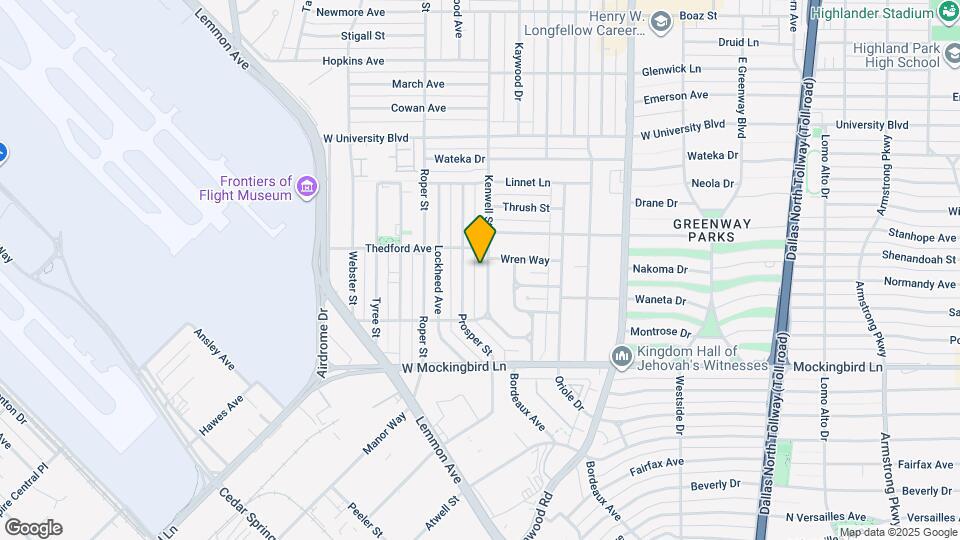 6719 Kenwell St Map and Location Details