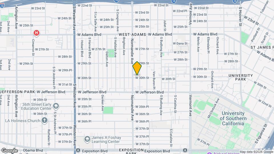 1573 W 30th St Map and Location Details