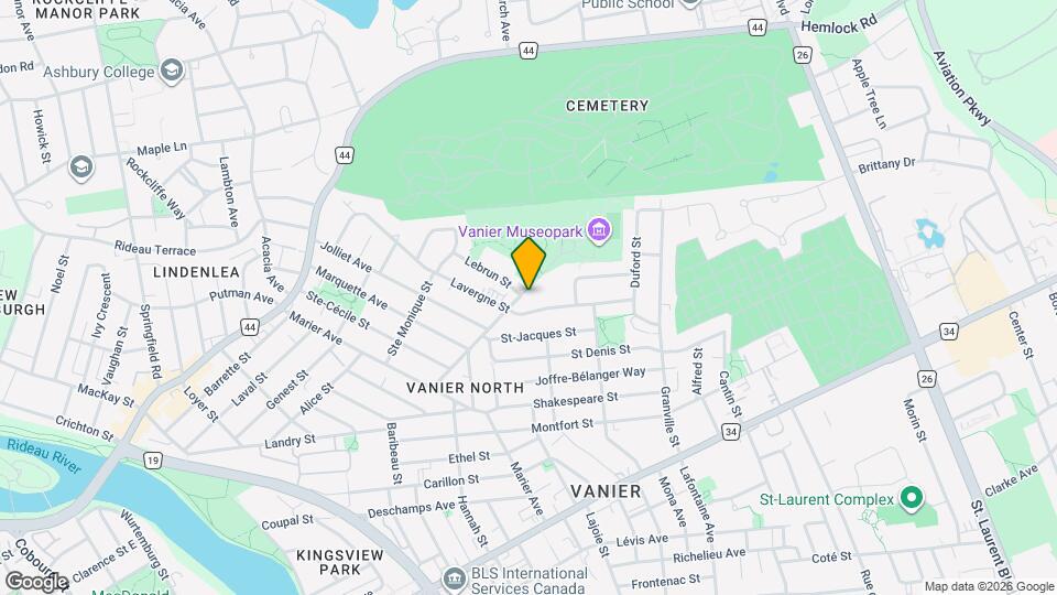 262 des Peres Blancs Ave Map and Location Details