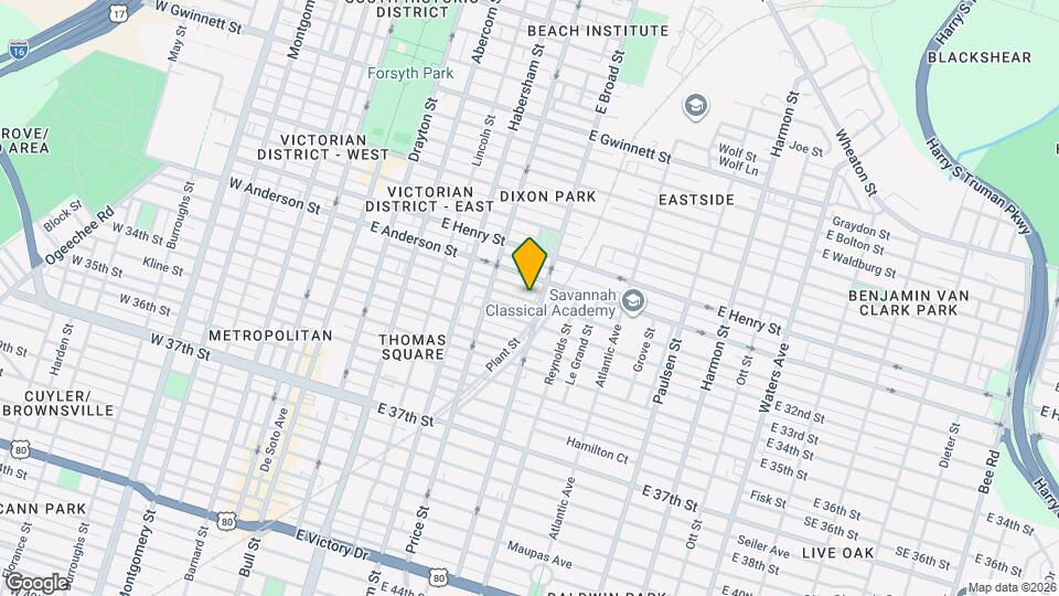 542 E 31st St Map and Location Details