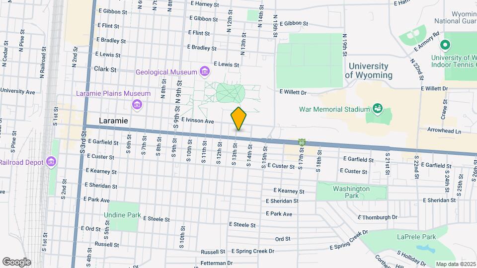 213 S 13th St Map and Location Details