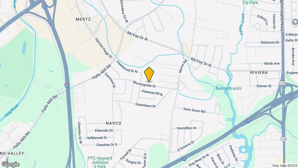 2510 Morningside Dr Map and Location Details