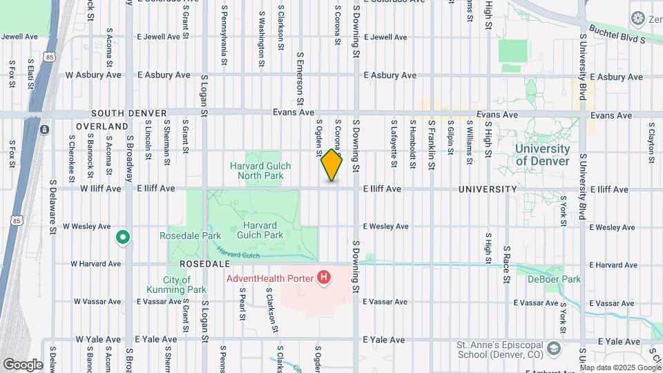 2299 S Corona St Map and Location Details
