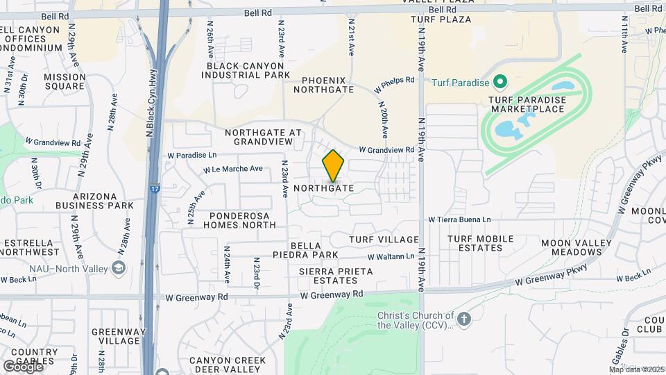 2127 W Monte Cristo Ave Map and Location Details
