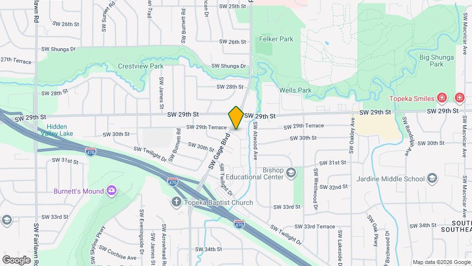 2934 SW Lydia Ave Map and Location Details