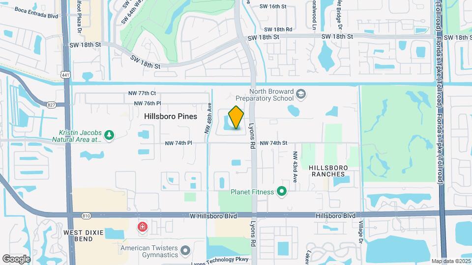 4731 NW 75th St Map and Location Details