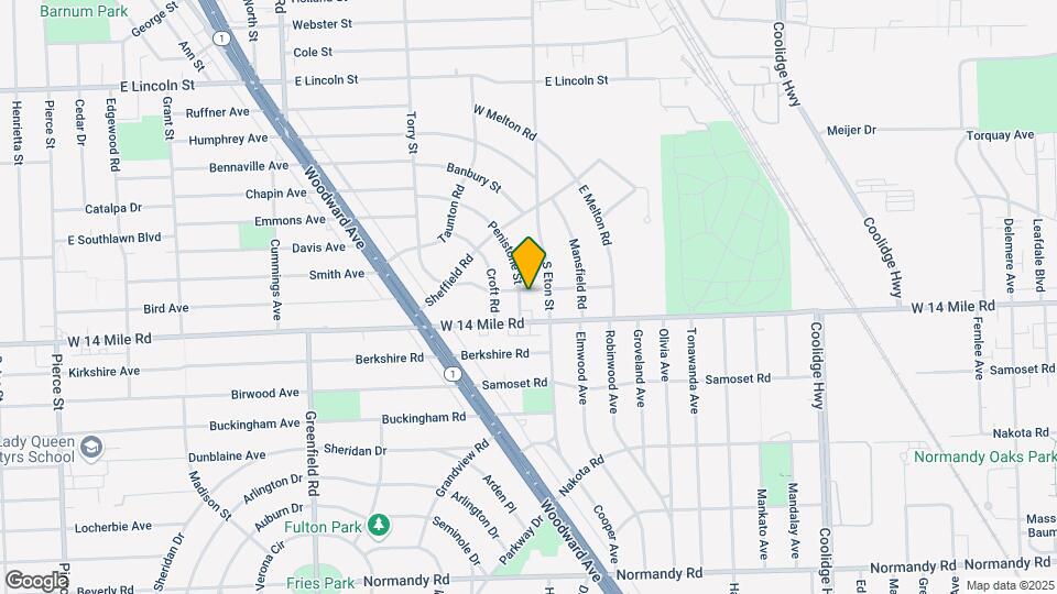 1938 Bradford Rd Map and Location Details