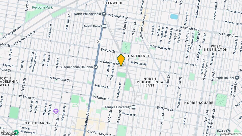 1133 W Nevada St Map and Location Details