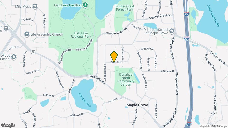 14169 68th Pl N Map and Location Details