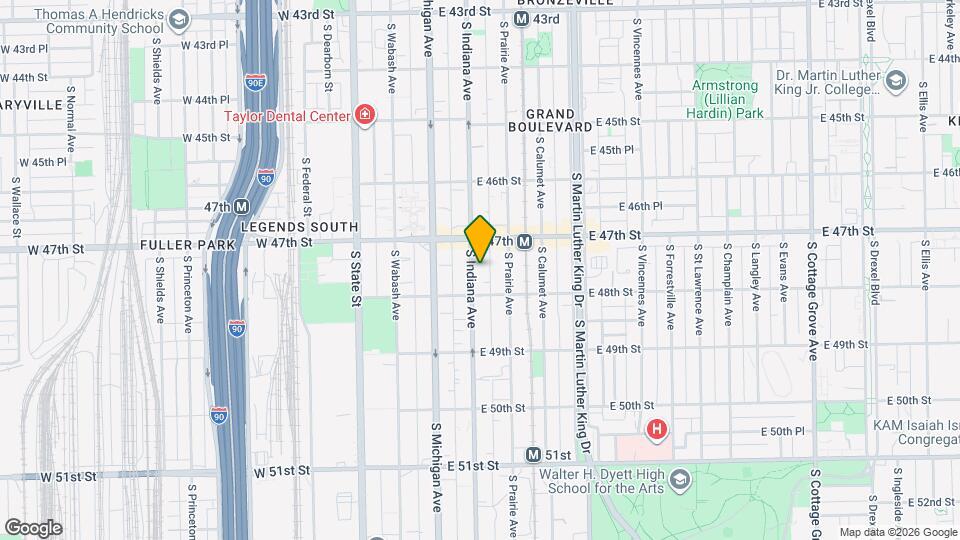 4733 S Indiana Ave, Unit B Map and Location Details