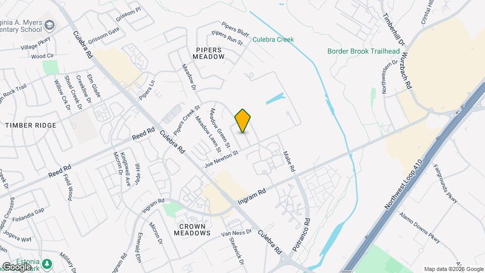 7418 Pipers Creek St Map and Location Details