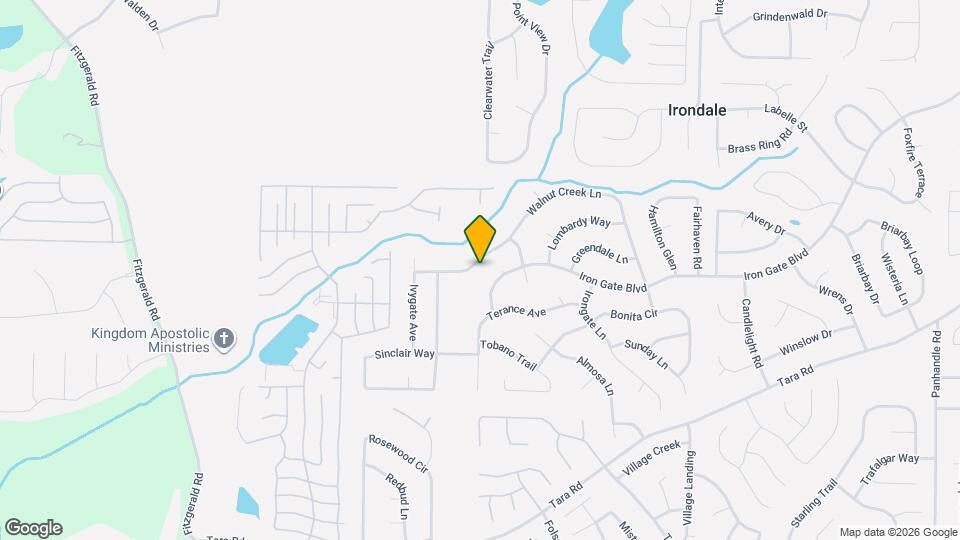 907 Walnut Creek Ln Map and Location Details