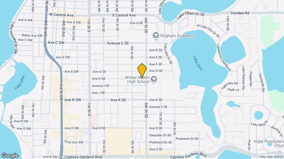 590 Ave H SE Map and Location Details