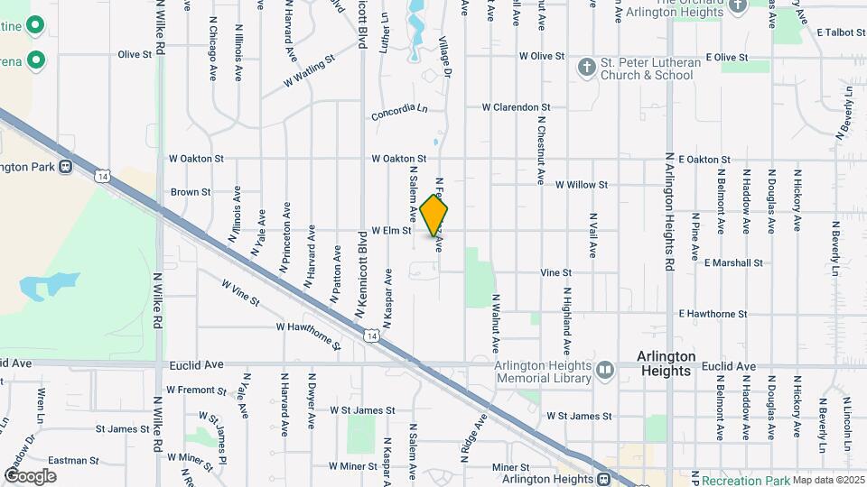 828 N Fernandez Ave Map and Location Details