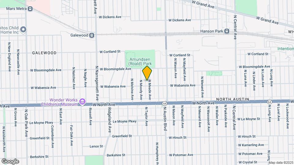 1710 N Meade Ave Map and Location Details