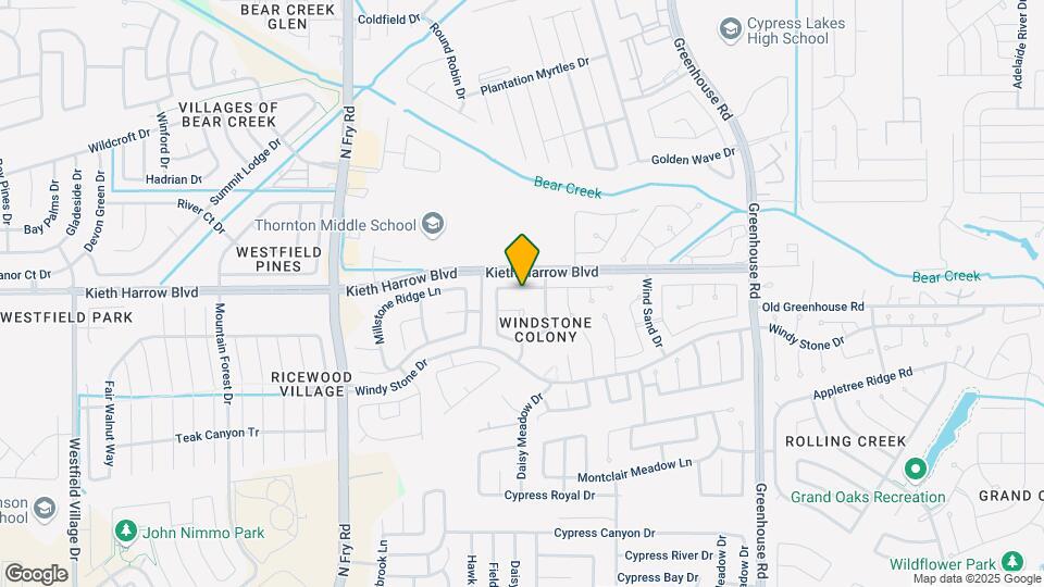 19519 Colony Trail Ln Mapa y Detalles de la Ubicación