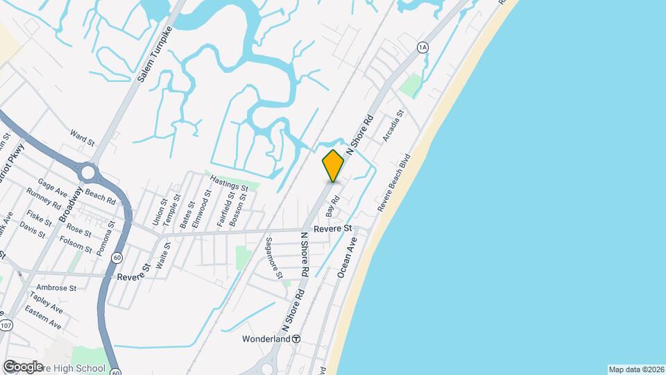 1028 N Shore Rd Map and Location Details