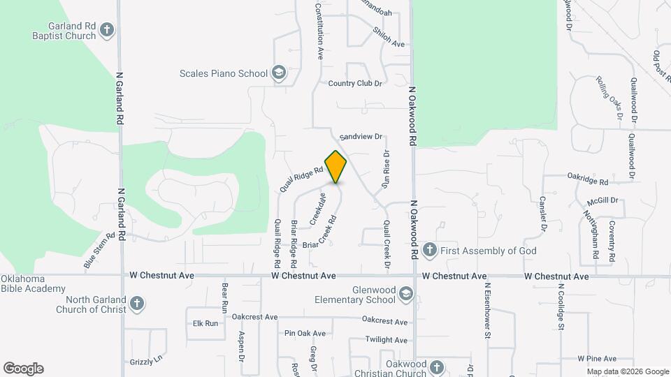 1302 Briar Creek Rd Map and Location Details