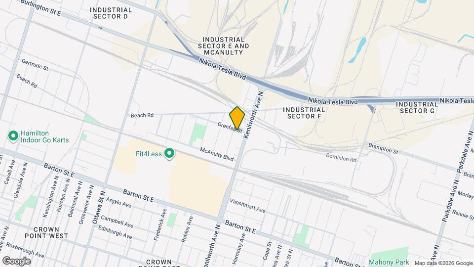 232 Grenfell St Map and Location Details