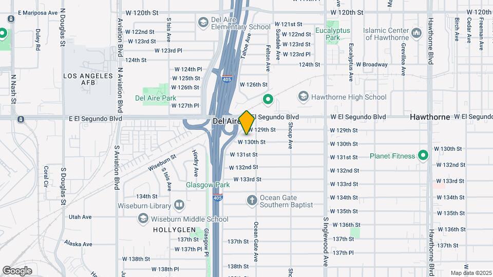 5123 W 130th St, Unit Back House Map and Location Details