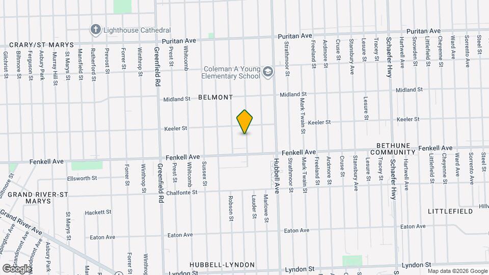 15353 Lauder St Map and Location Details