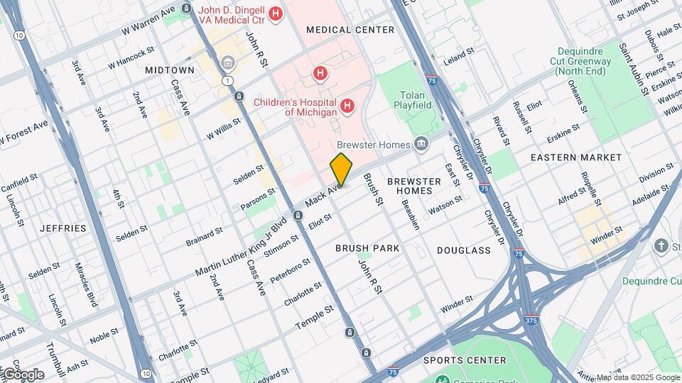 240 Mack Ave, Unit 103 Map and Location Details