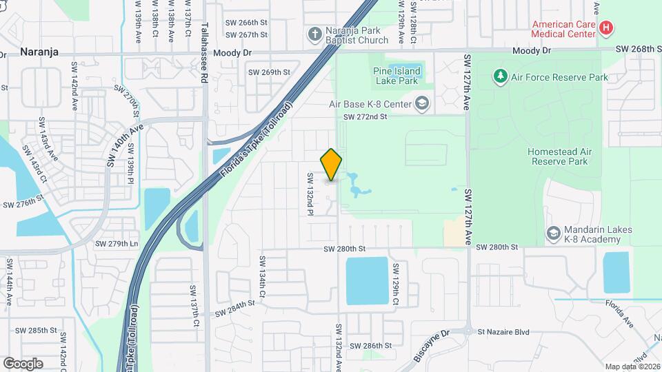 13202 SW 276th Terrace Map and Location Details