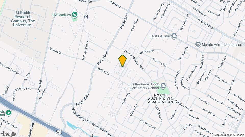 10300 Golden Meadow Dr Map and Location Details