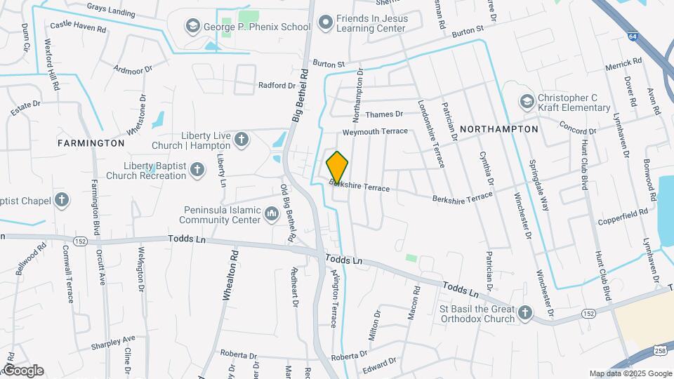 845 Berkshire Terrace Map and Location Details