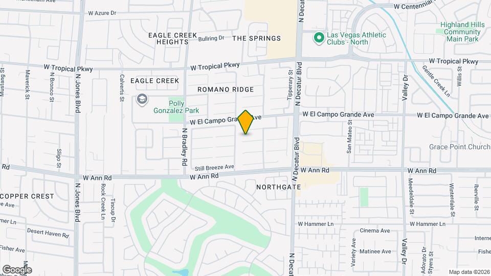 5040 Frozen Springs Ct Map and Location Details