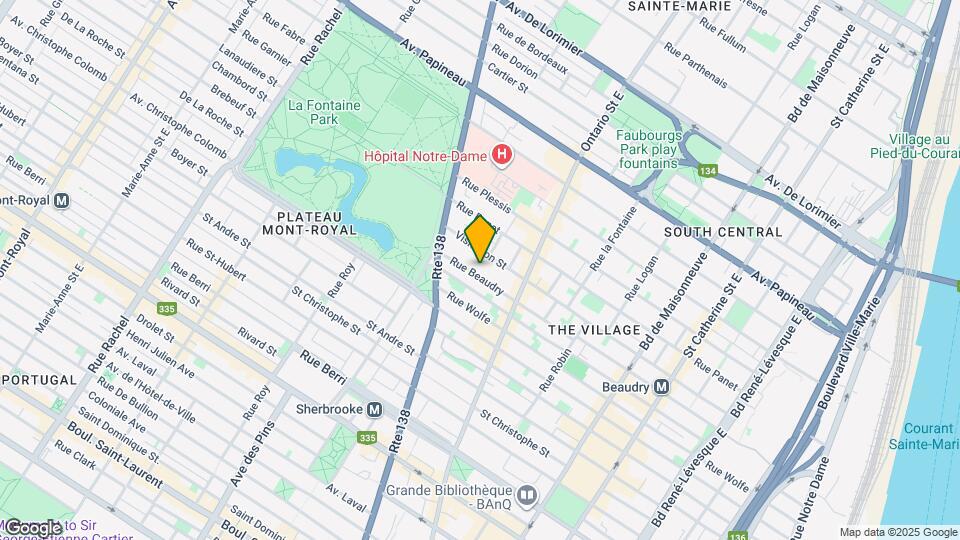 2115 Beaudry Rue Map and Location Details