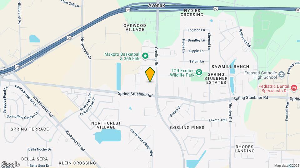 22103 Gosling Rd Map and Location Details