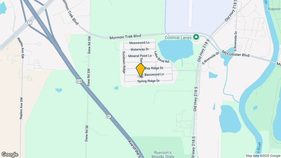 944 Spring Ridge Dr Map and Location Details