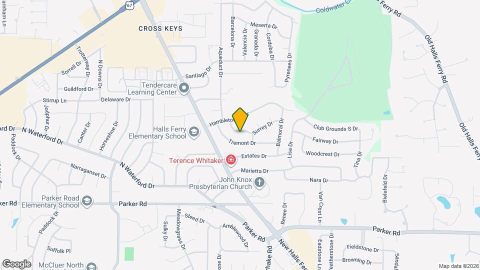 1475 Hollywood Ln Map and Location Details