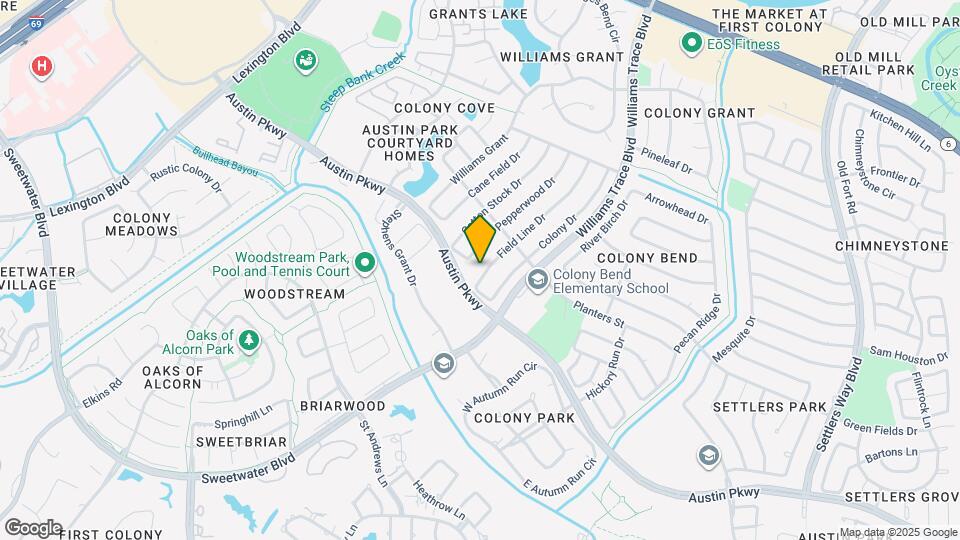 2934 Field Line Dr Map and Location Details