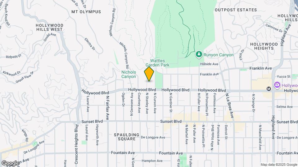 1722-1722 1/2 N Stanley Ave Map and Location Details