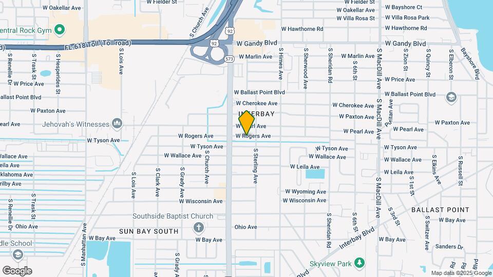 3608 W Rogers Ave Map and Location Details