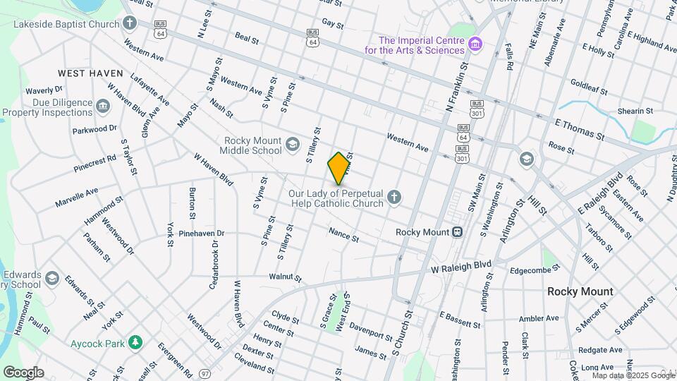 601 Hammond St Mapa y Detalles de la Ubicación